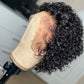 Pixie Cut Water Wave Transparent Lace Front Wig