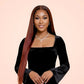4x4 Reddish Brown Straight Wig - Wigour