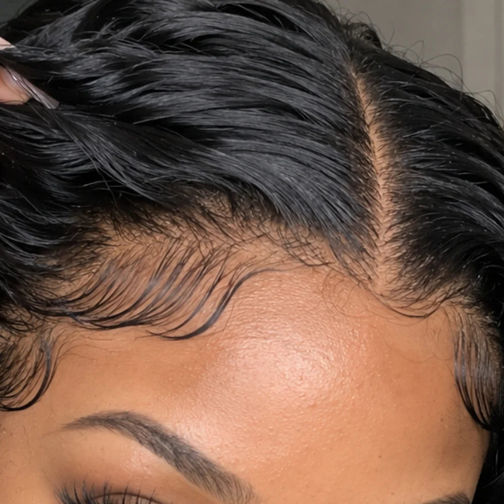 4x4 Natural Water Wave Lace Wig