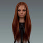4x4 Reddish Brown Straight Wig