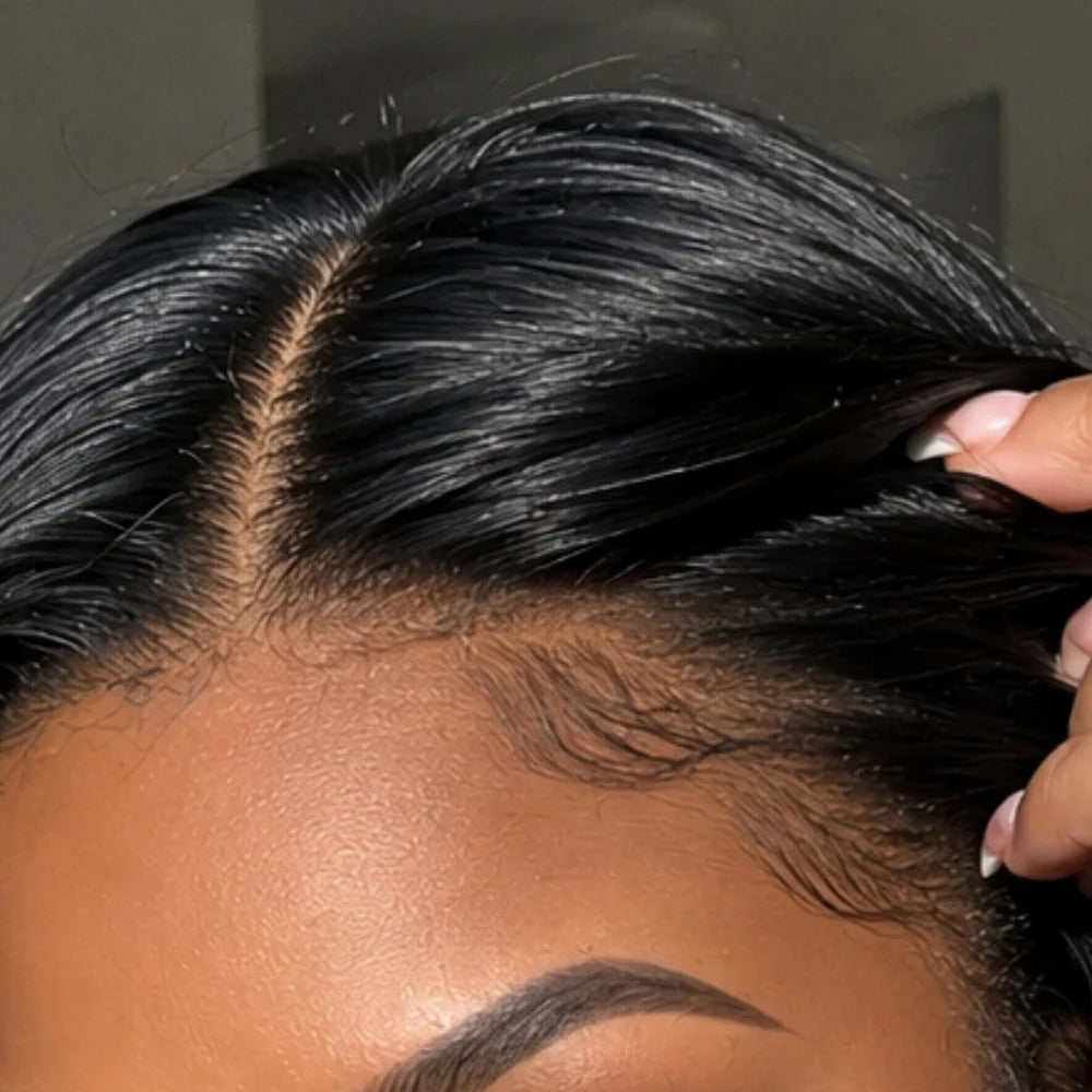 Customer style image - 4x6 Natural Body Wave Lace Wig