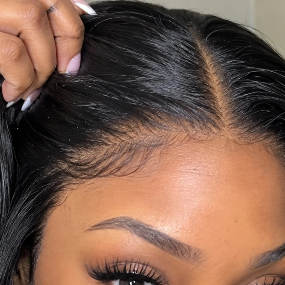Customer style image - 4x6 Natural Body Wave Lace Wig