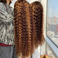 Highlight Deep Wave 13x4 HD Lace Front Glueless Wig