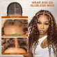 Honey Blonde Highlight Deep Wave Glueless Wig