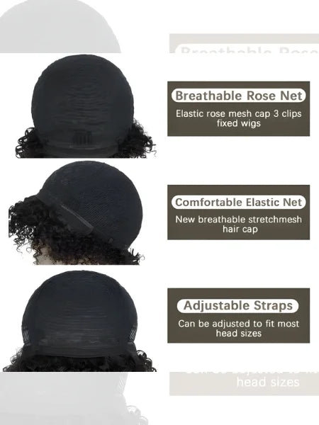 Short Curly Pixie Wig – Glueless