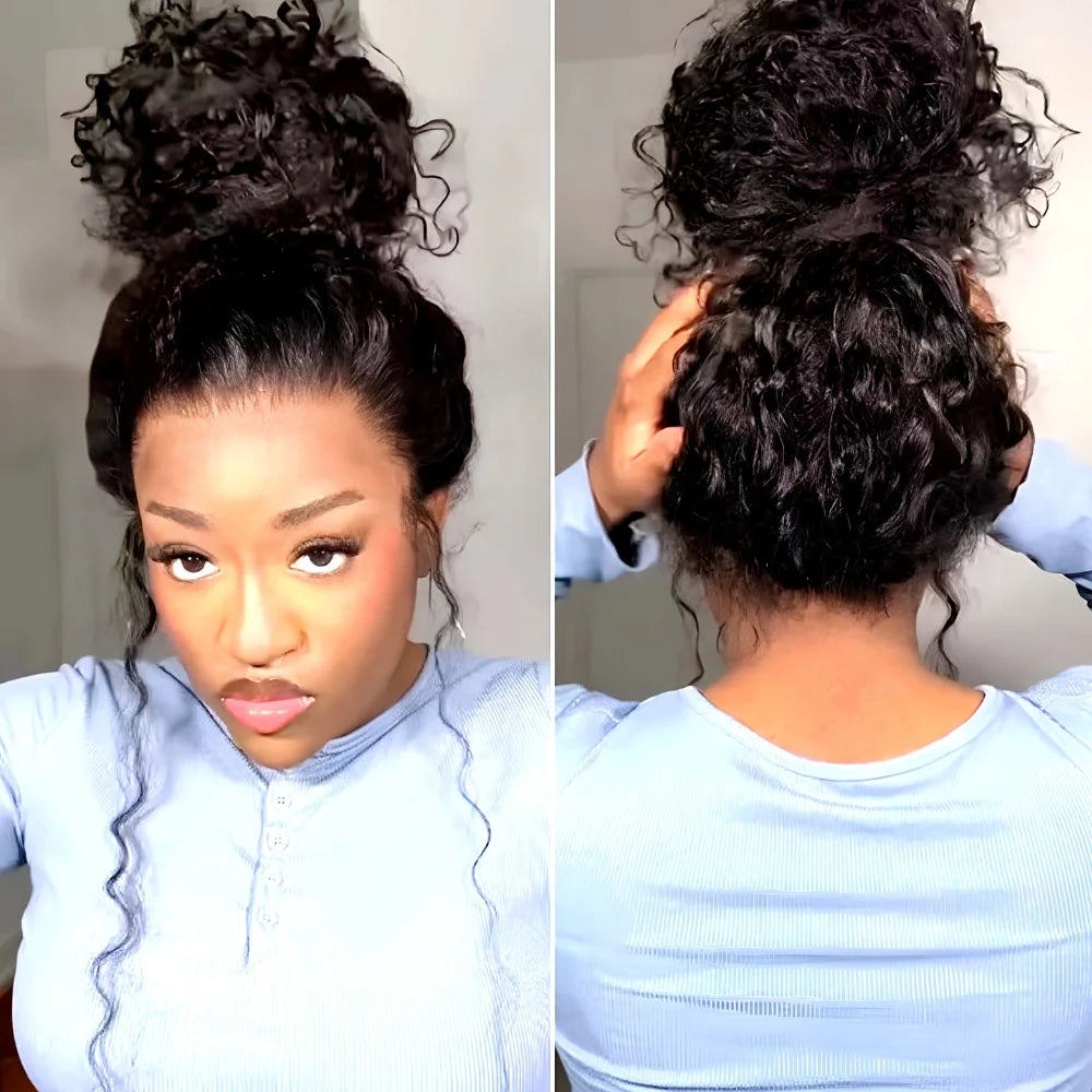 250% Density Deep Wave 360 Full HD Lace Glueless Wig