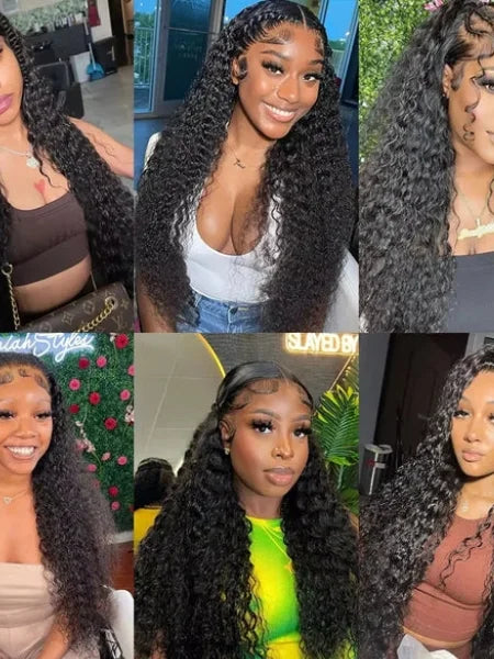 Curly Water Wave Lace Wig