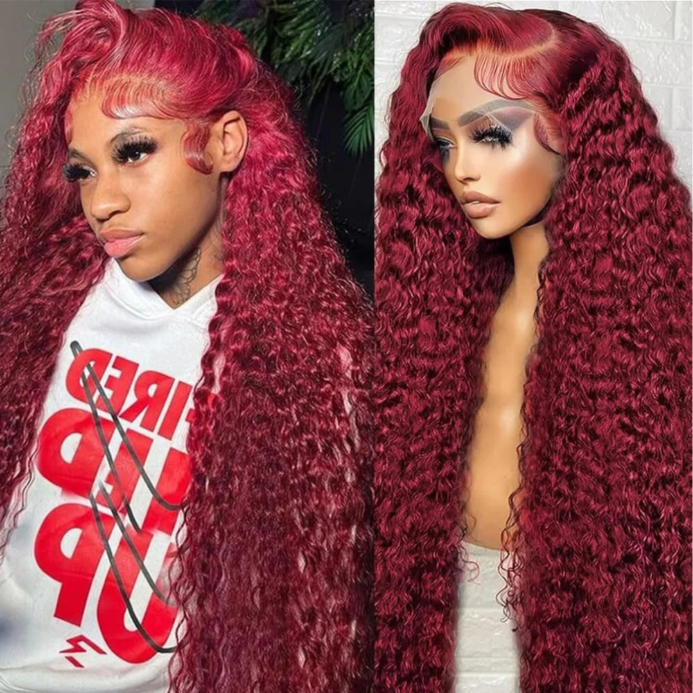 99J Burgundy Body Wave 13x4 HD Lace Front Wig