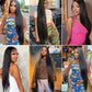 Bone Straight 13x4 Lace Frontal Wig 180% Density
