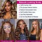 Ombre P4/27 Body Wave HD Lace Frontal Wig