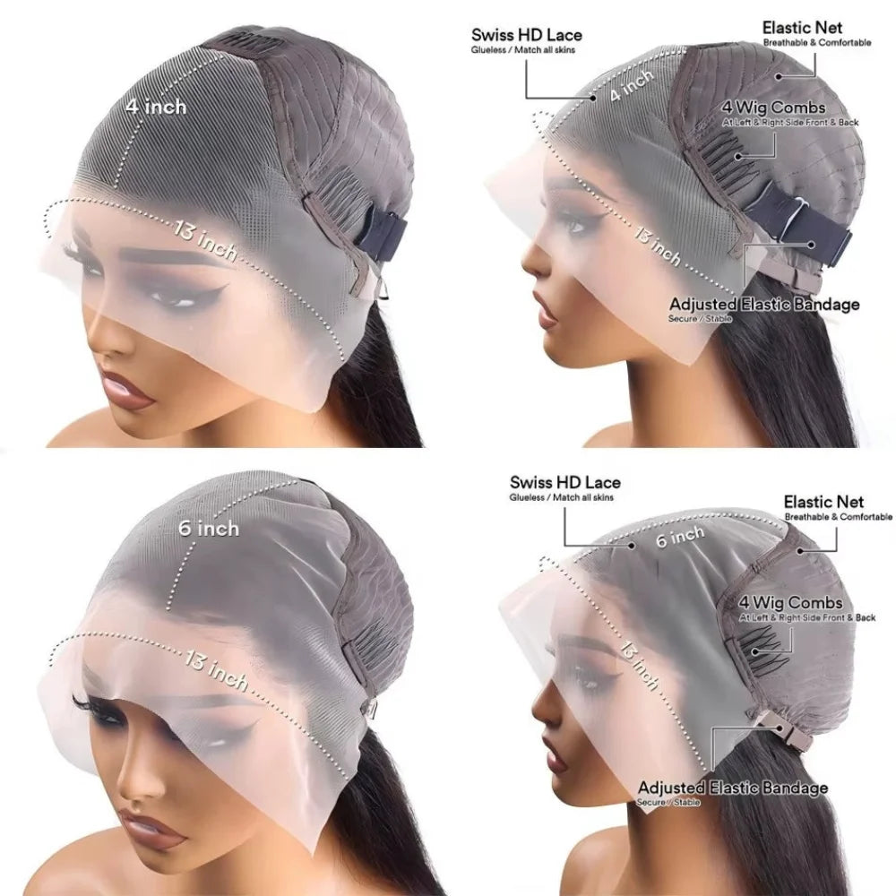 Loose Wave Curly Body Wave HD Lace Front Wig