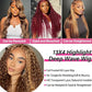 Highlight Deep Wave 13x4 HD Lace Front Glueless Wig