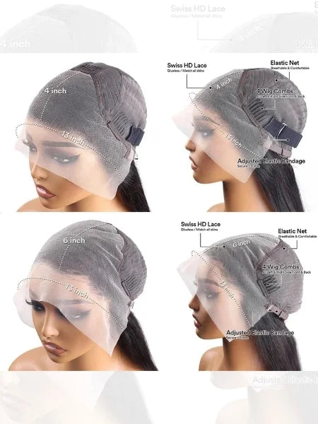 Ginger Orange Straight Lace Wig