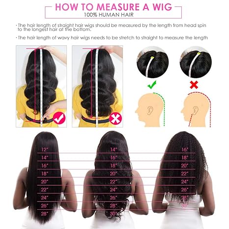 4x4 Natural Water Wave Lace Wig