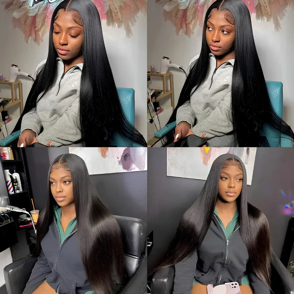 Brazilian Straight Full Lace & HD Glueless Frontal Wig