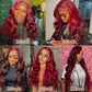 99J Burgundy Body Wave Lace Front Wig