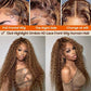 Highlight Deep Wave 13x4 HD Lace Front Glueless Wig