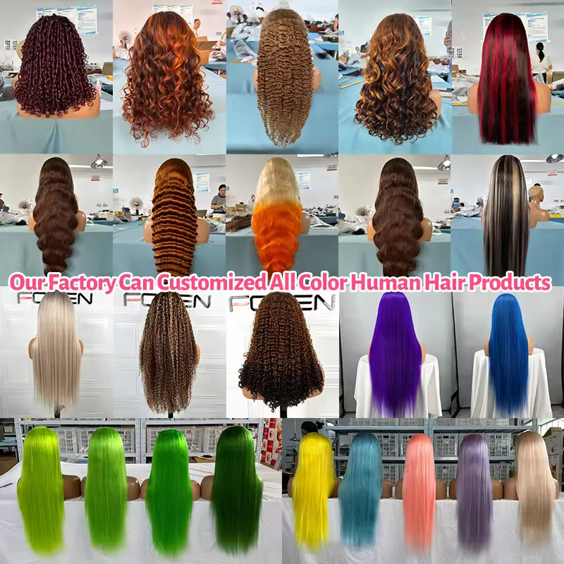 13x6 Burgundy HD Lace Wig