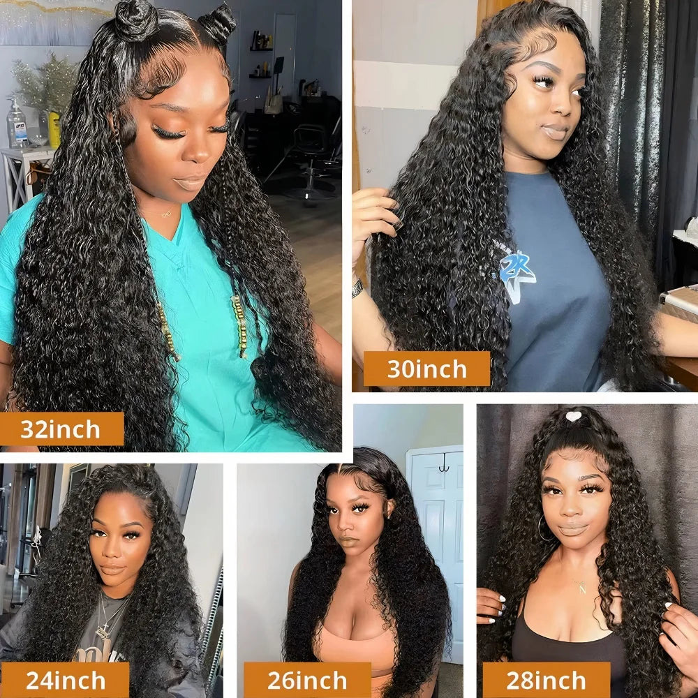 13x4/4x4 Jerry Curly HD Transparent Lace Wig