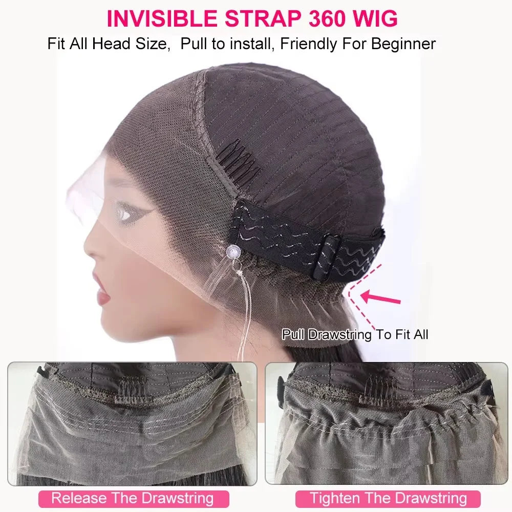 Body Wave 360 Full Lace Glueless Wig