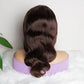 4x4 Chocolate Brown Body Wave Wig