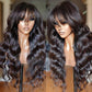 Machine-Made Natural Body Wave Wig