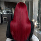 99J Burgundy Straight 13x6 HD Lace Front Human Hair Wig
