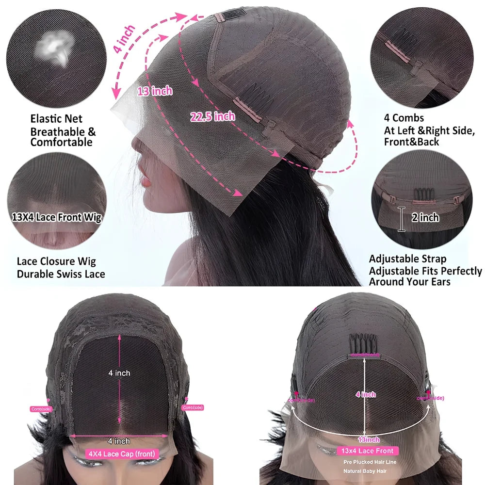 13x4/4x4 Jerry Curly HD Transparent Lace Wig