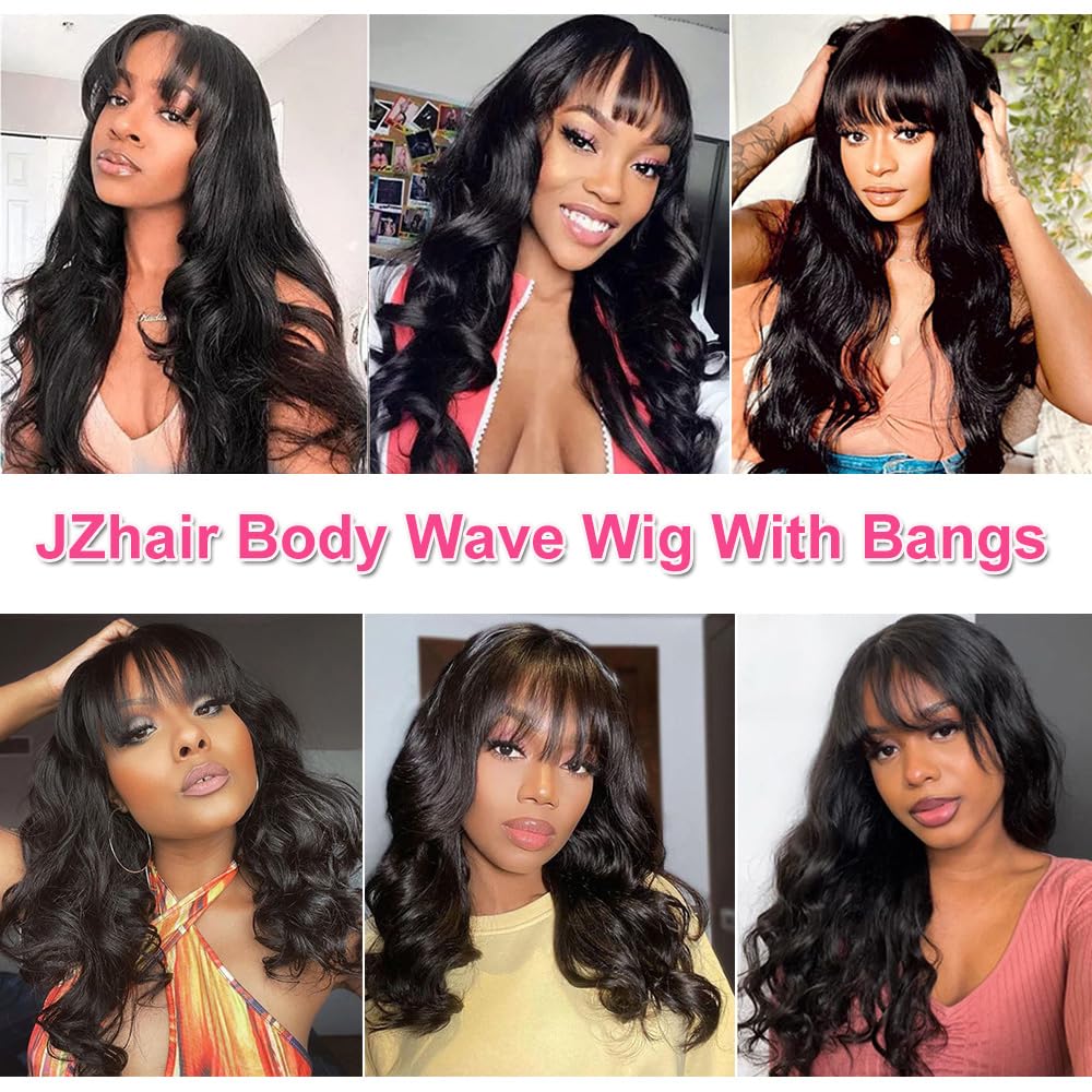 Machine-Made Natural Body Wave Wig