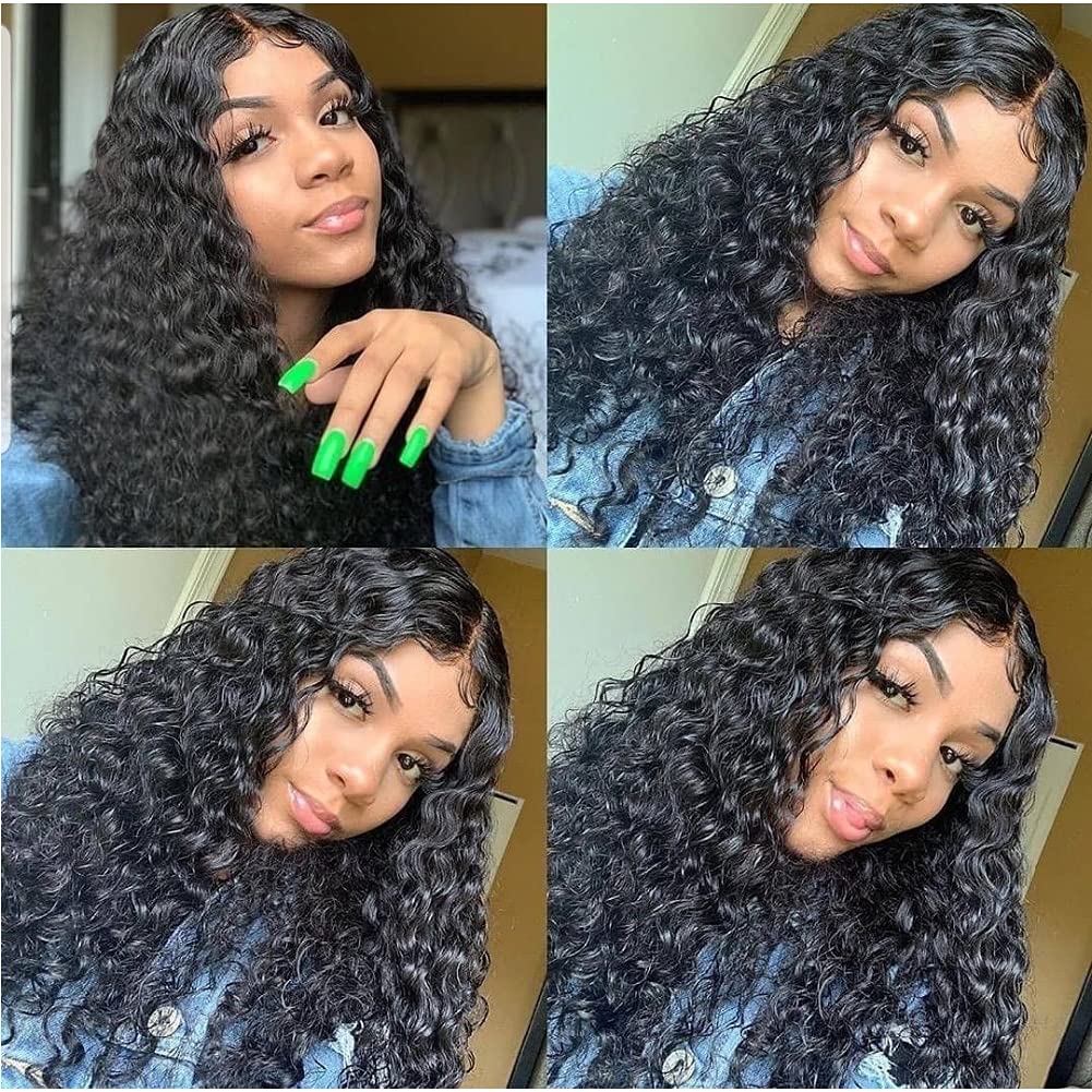 4x4 Natural Water Wave Lace Wig