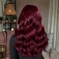 Burgundy Body Wave 13x6 Lace Front Wig