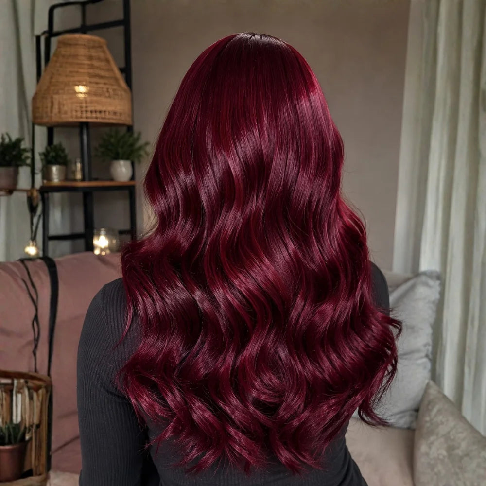 Burgundy Body Wave 13x6 Lace Front Wig