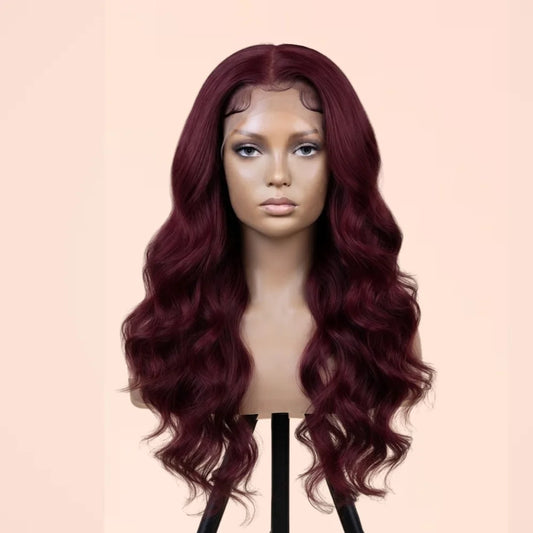 Burgundy Body Wave 13x6 Lace Front Wig