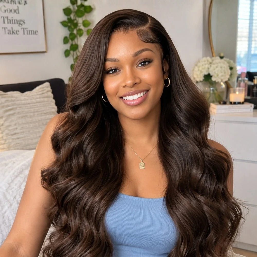 Chocolate Brown Body Wave, Velvety Warmth