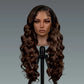 Chocolate Brown 13x4 Frontal Body Wave