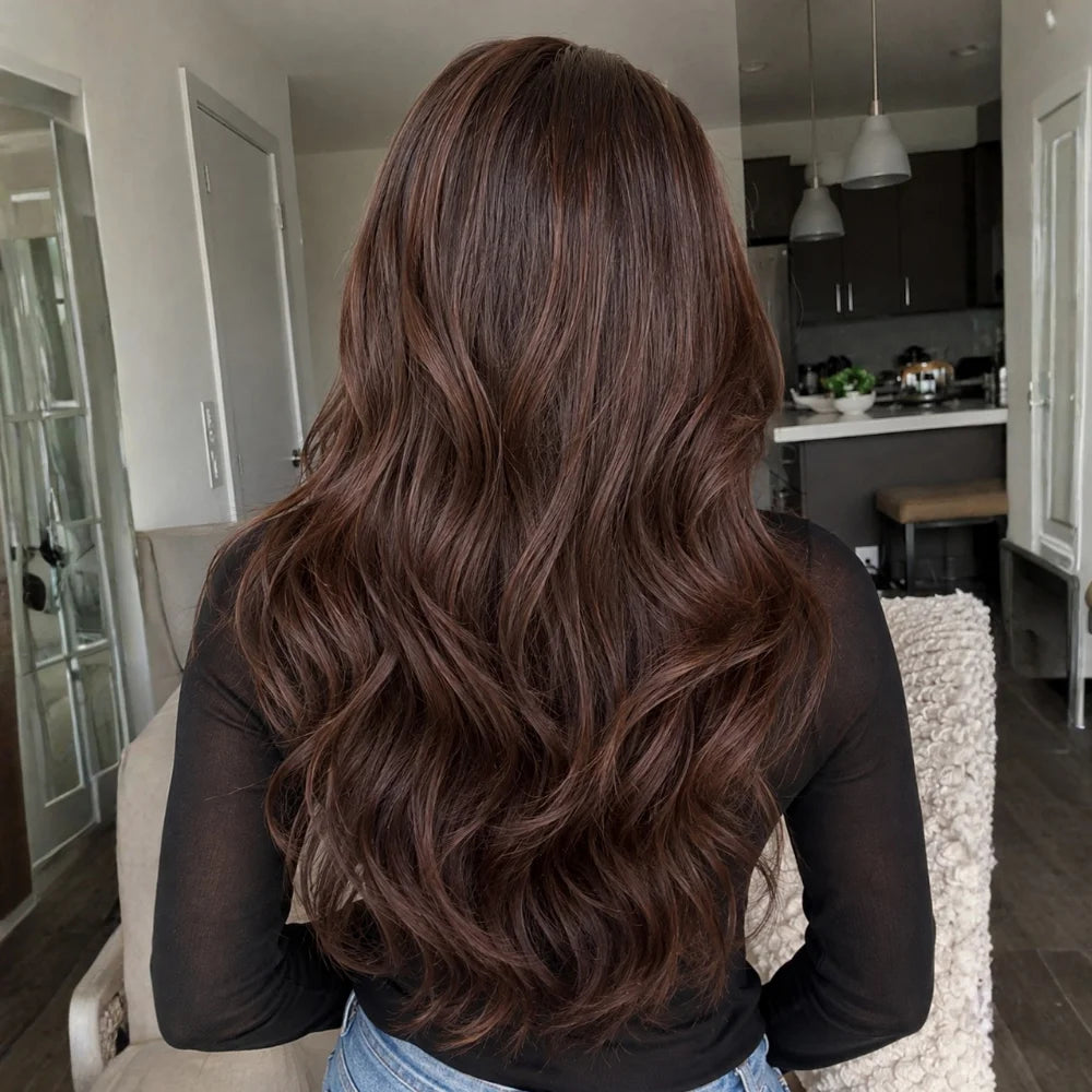 Chocolate Brown Body Wave 13x6 HD Lace Wig