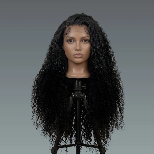 Curly Water Wave Lace Wig