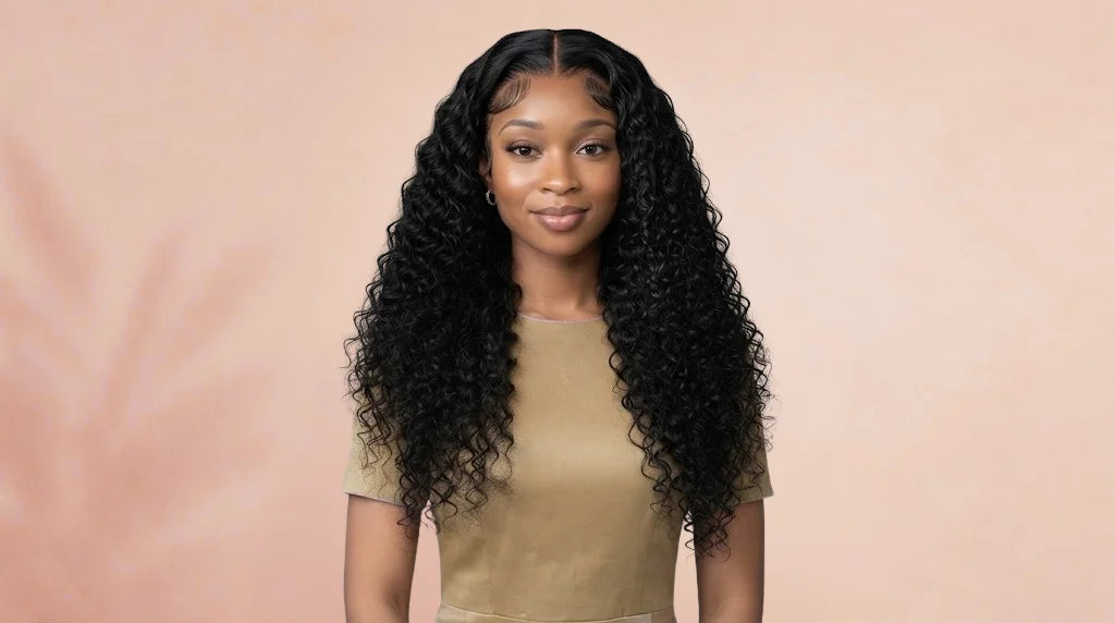 After wearing Curly Water Wave Lace Wig