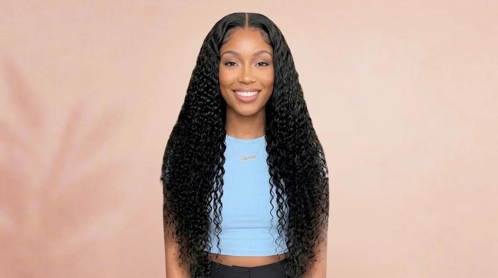 After wearing Deep Wave 13x6 HD Lace Frontal Wig