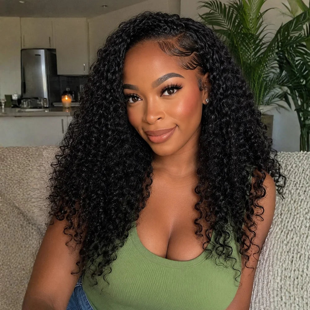 Flip Over 3-in-1 Deep Wave Seamless Glueless Wig