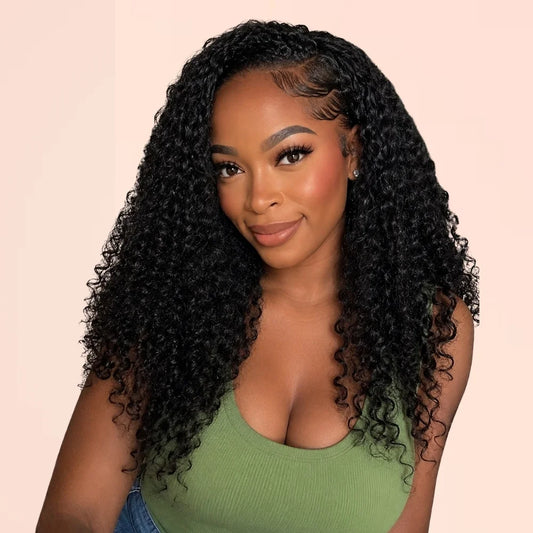Flip Over 3-in-1 Deep Wave Seamless Glueless Wig
