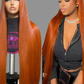Ginger Orange Straight Lace Wig