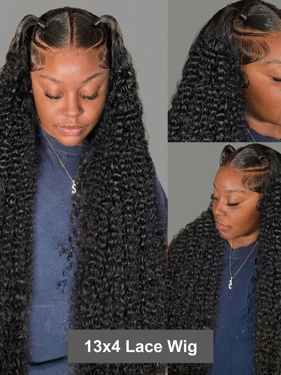 30–40 Inch Curly HD Lace Wig