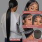 Bone Straight HD Lace Front Glueless Human Hair Wig