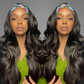 Full Machine-Made Glueless Body Wave Headband Wig