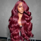 13x6 Burgundy HD Lace Wig
