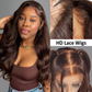 4x4 Chocolate Brown Body Wave Wig