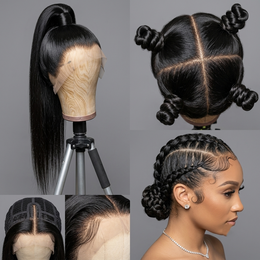 Brazilian Straight Full Lace & HD Glueless Frontal Wig