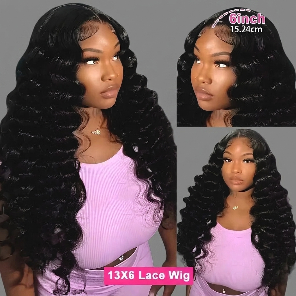 Loose Wave Curly Body Wave HD Lace Front Wig