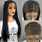 13x6 Braided Front Lace Wig